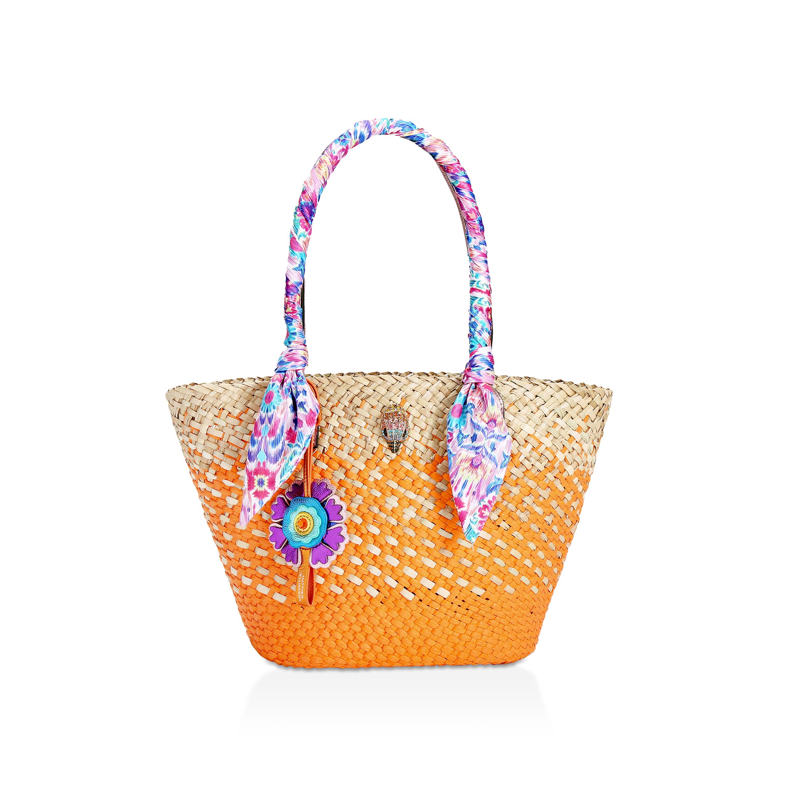 Kurt geiger raffia bag hotsell