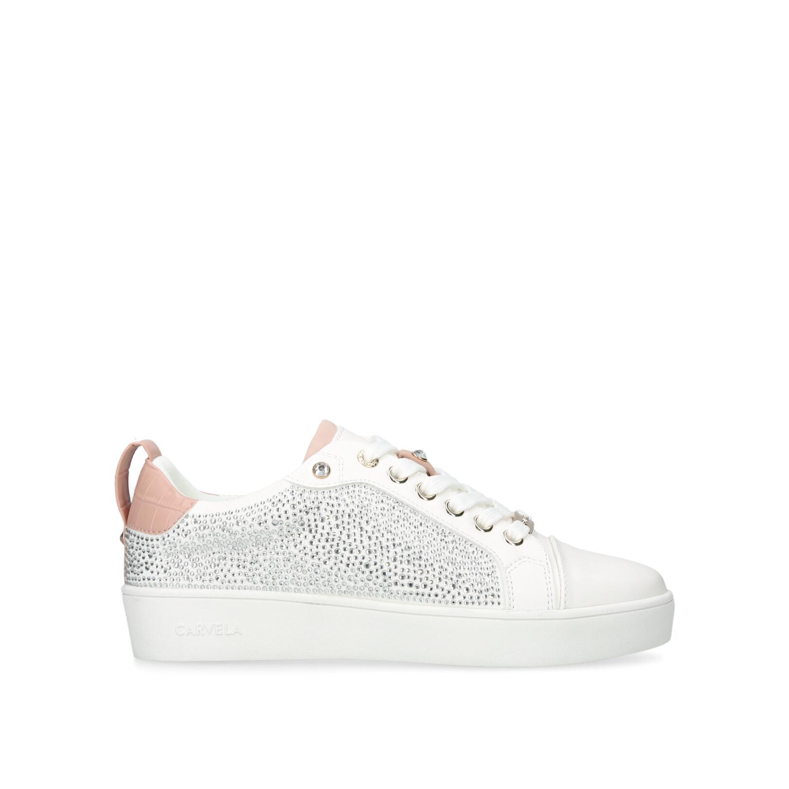 White store carvela trainers