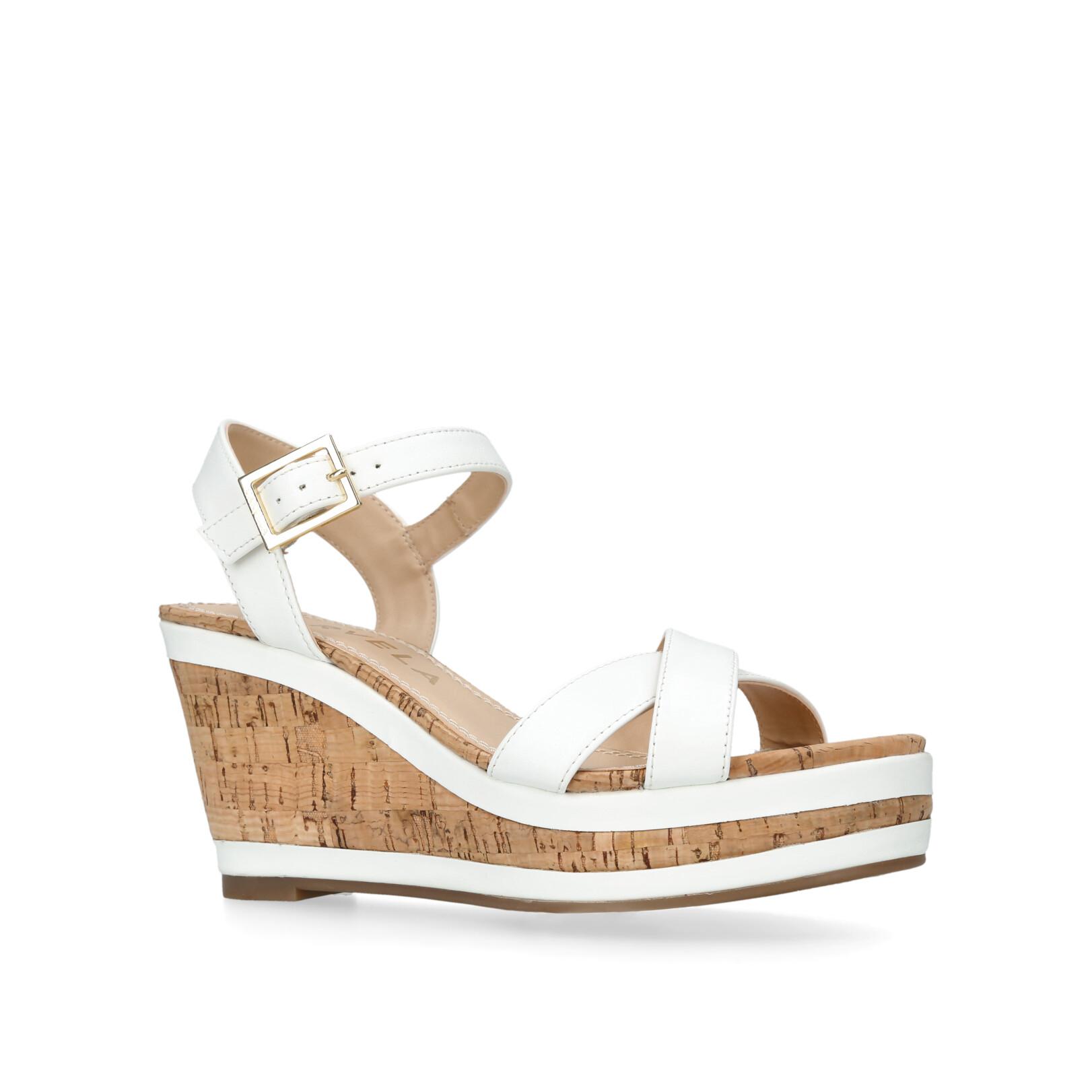 Carvela white sale wedges