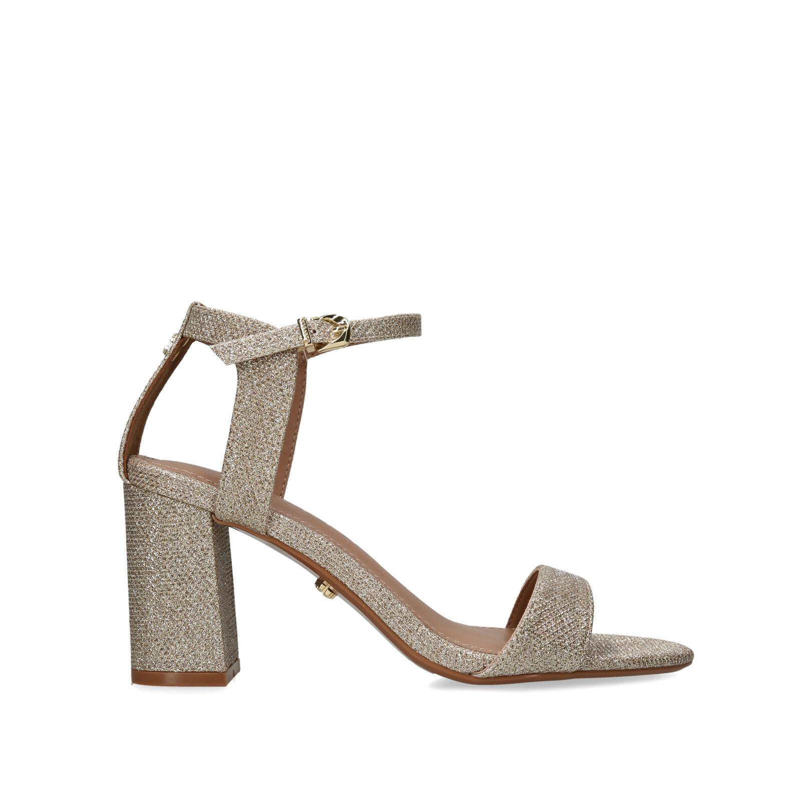 Carvela sparkle wedge 2024 heel sandals tan