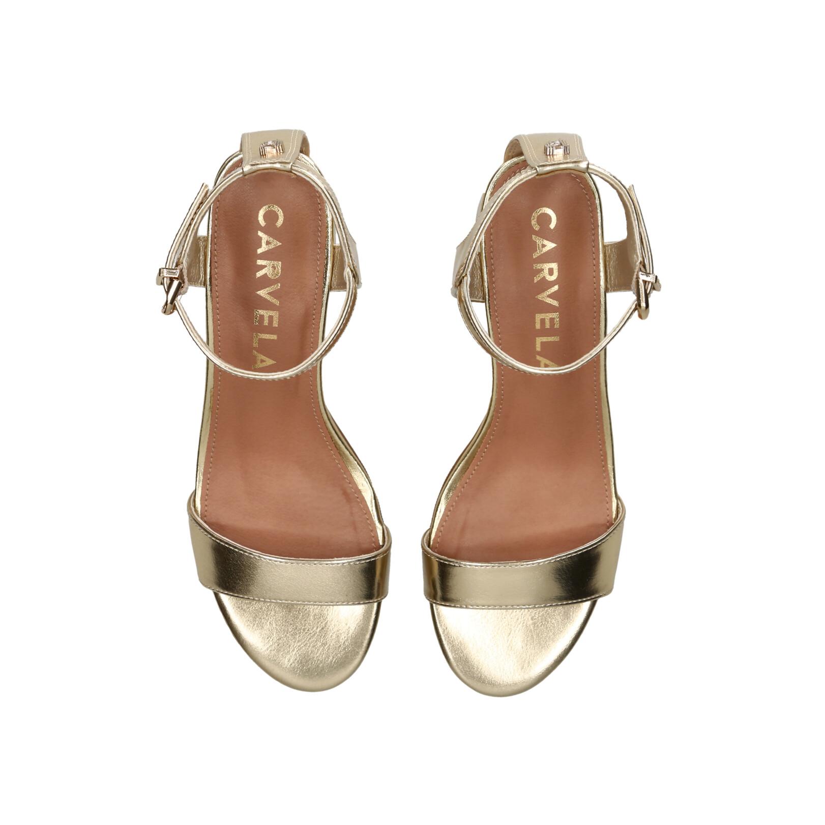 Carvela klever hot sale sandals tan leather