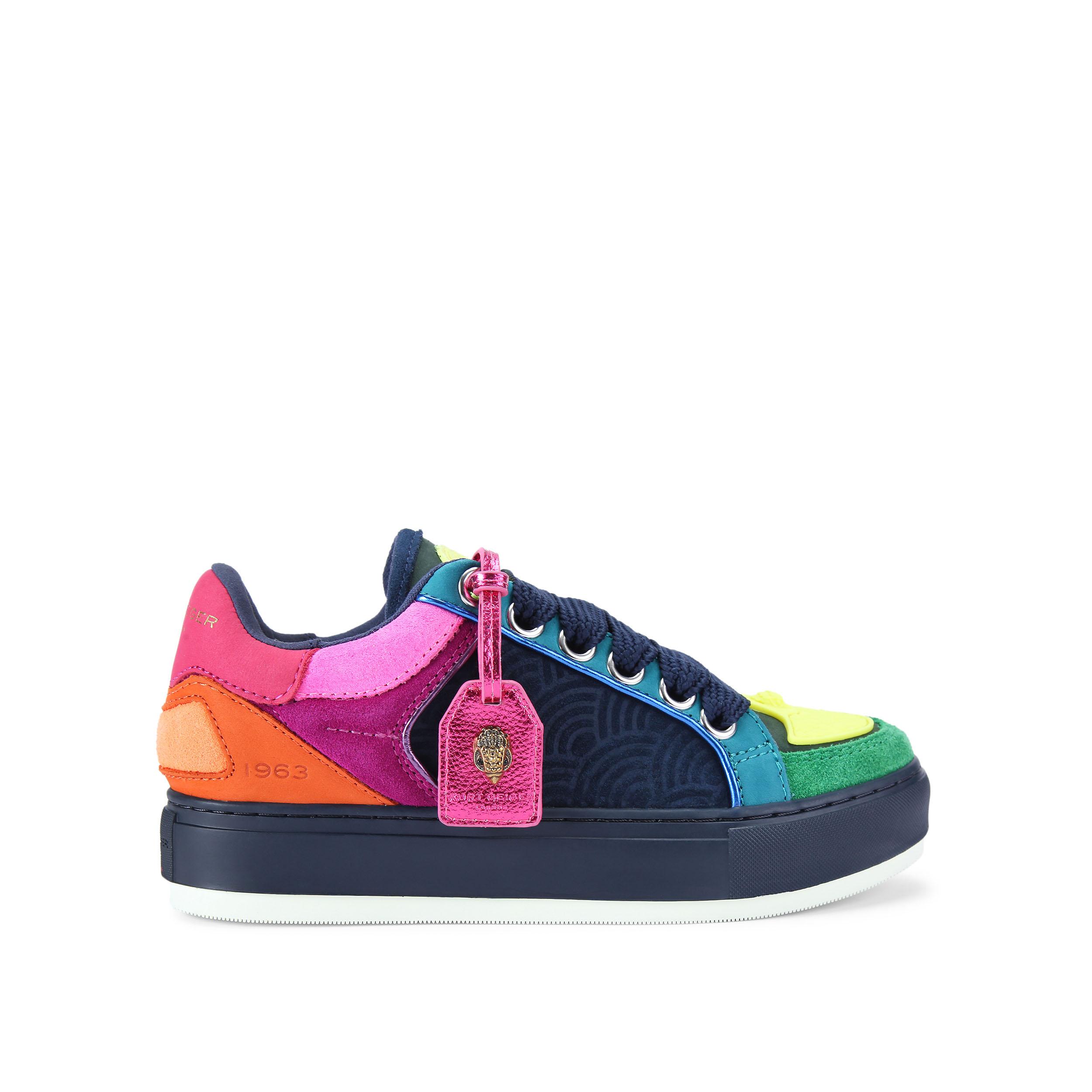 LUARA LANEY OCTAVIA Bronze Leather Sneaker by KURT GEIGER LONDON