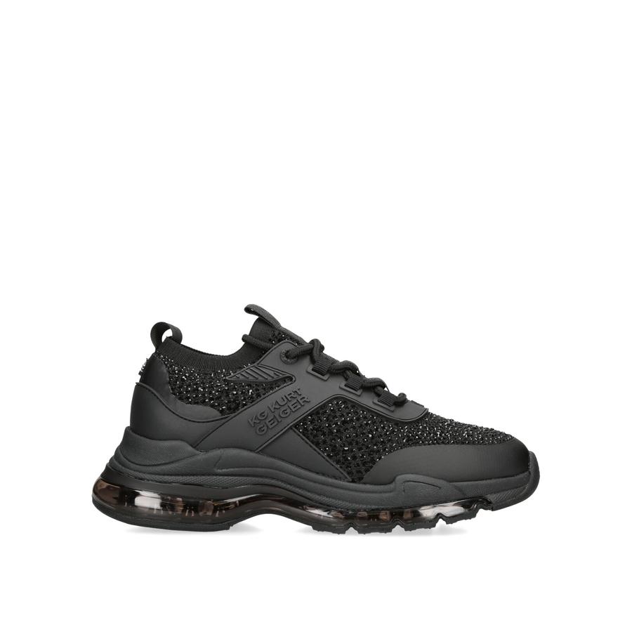 Kurt geiger black sparkly trainers store