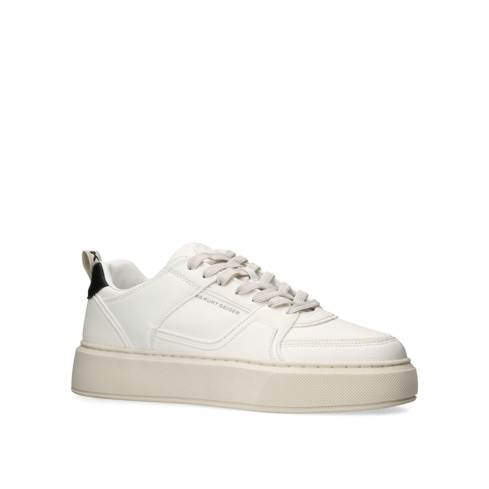 Kurt geiger mens hot sale trainers white