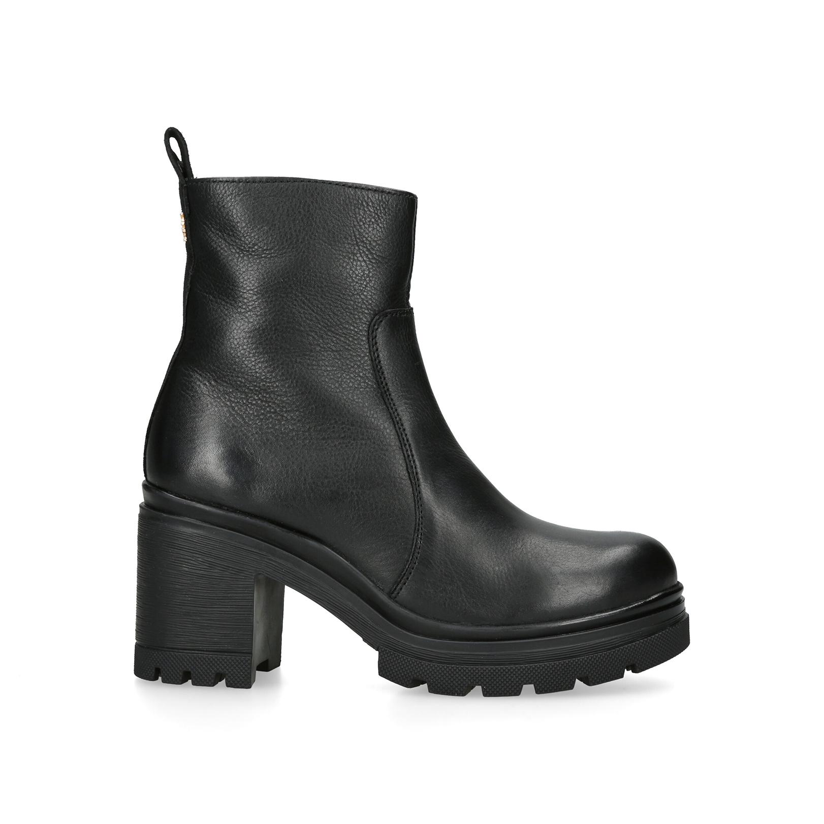 Black leather ankle shop boots kurt geiger