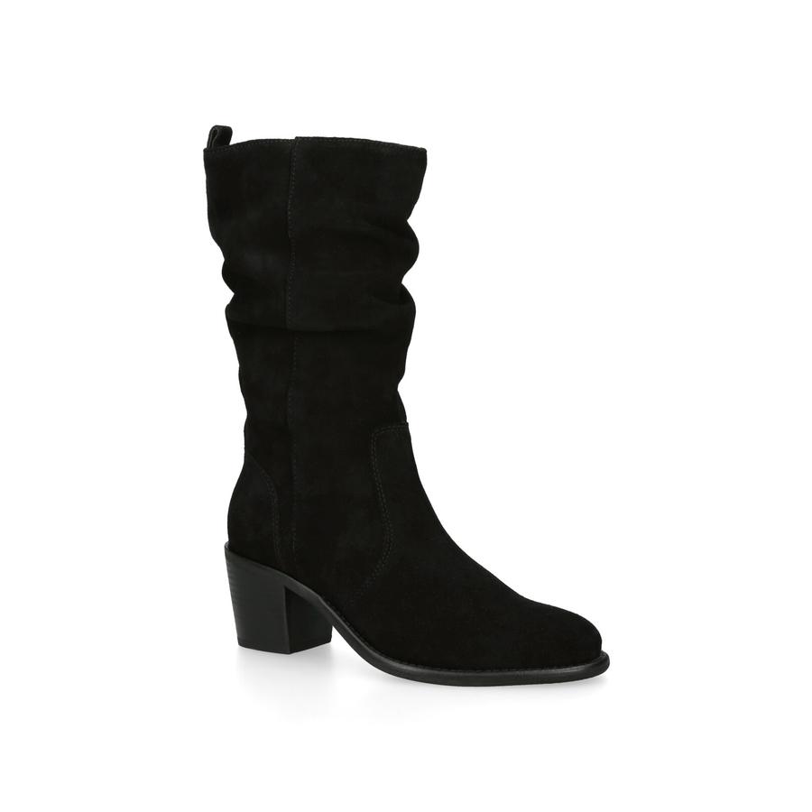 Carvela black knee high boots hotsell