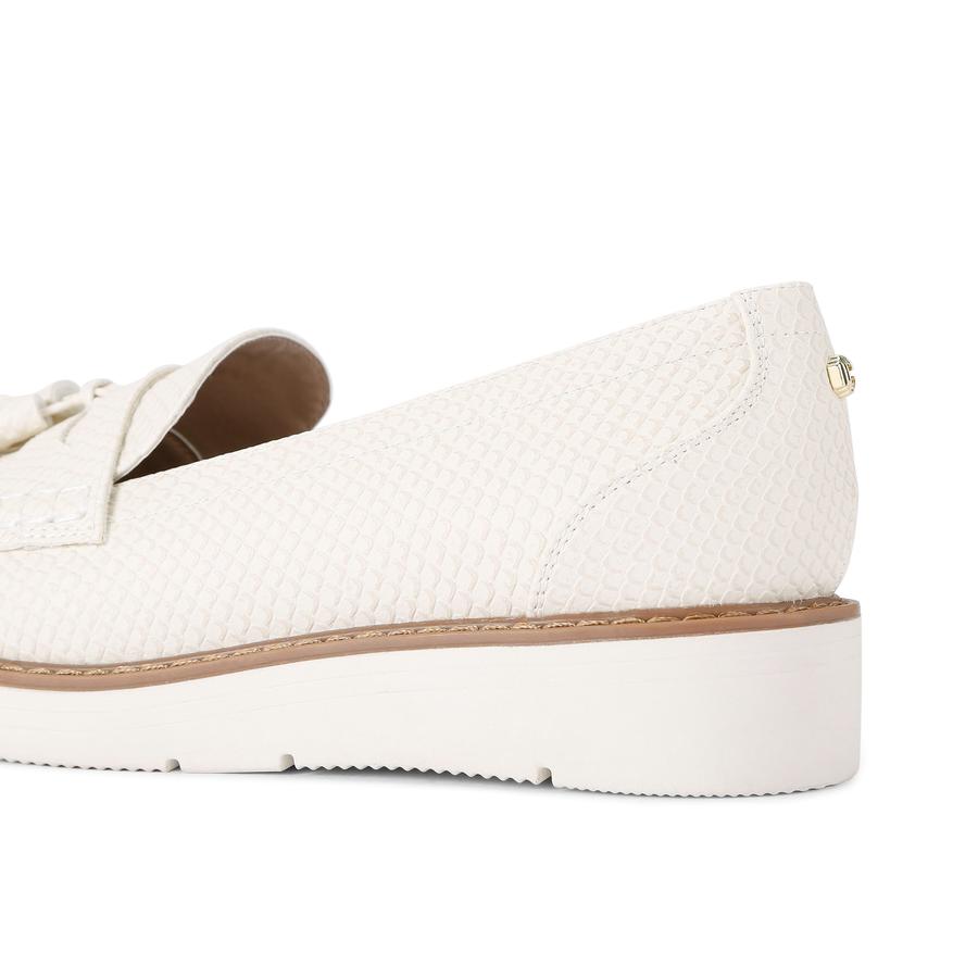 Carvela white loafers clearance