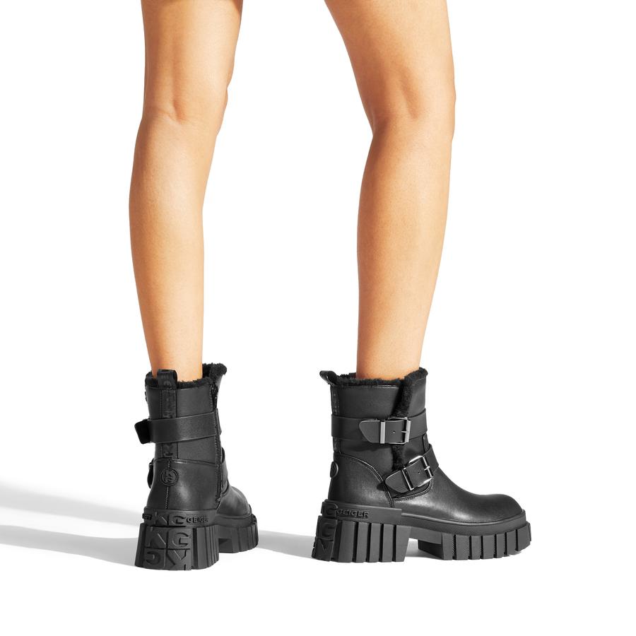 Kurt geiger womens biker boots online