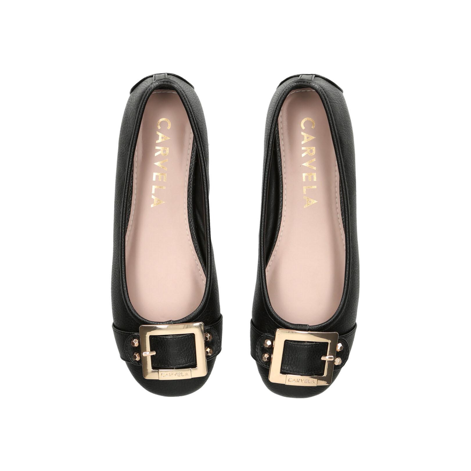 Carvela flat hot sale black shoes