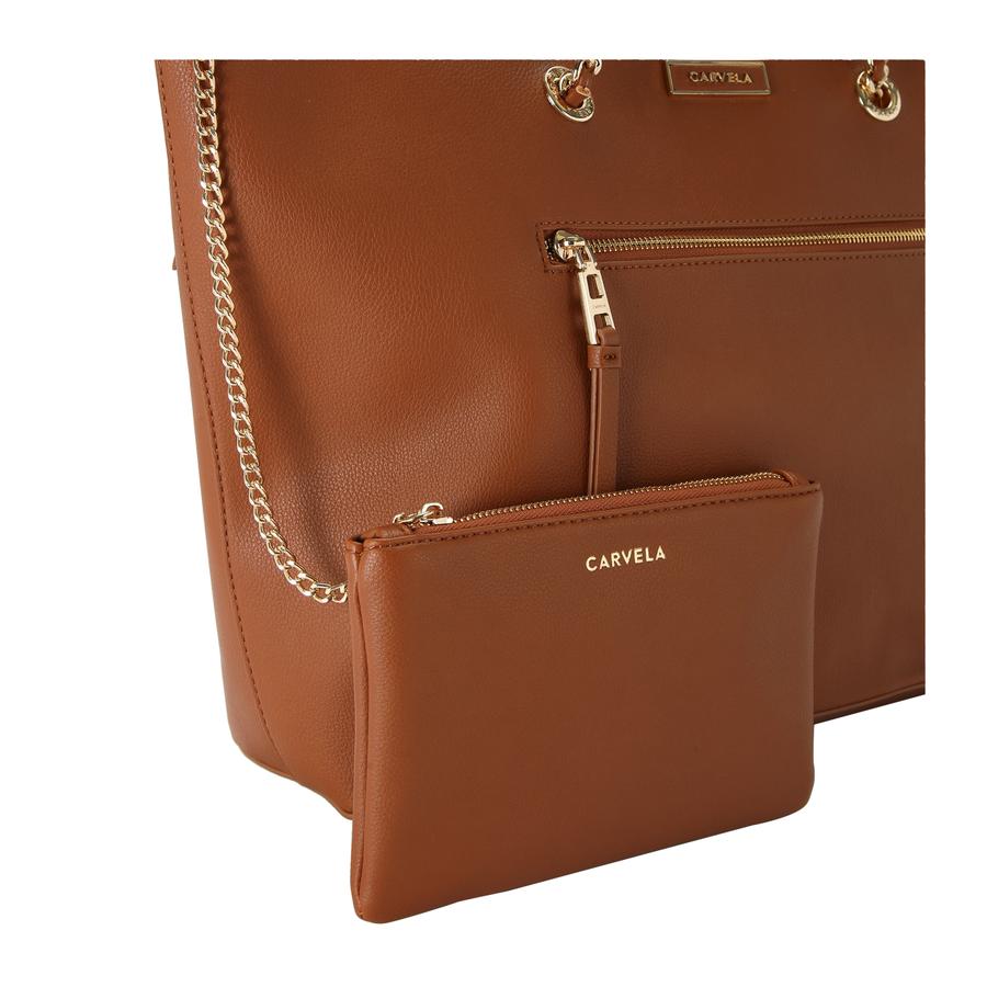 CHAI ZIP TOTE CARVELA HANDBAGS