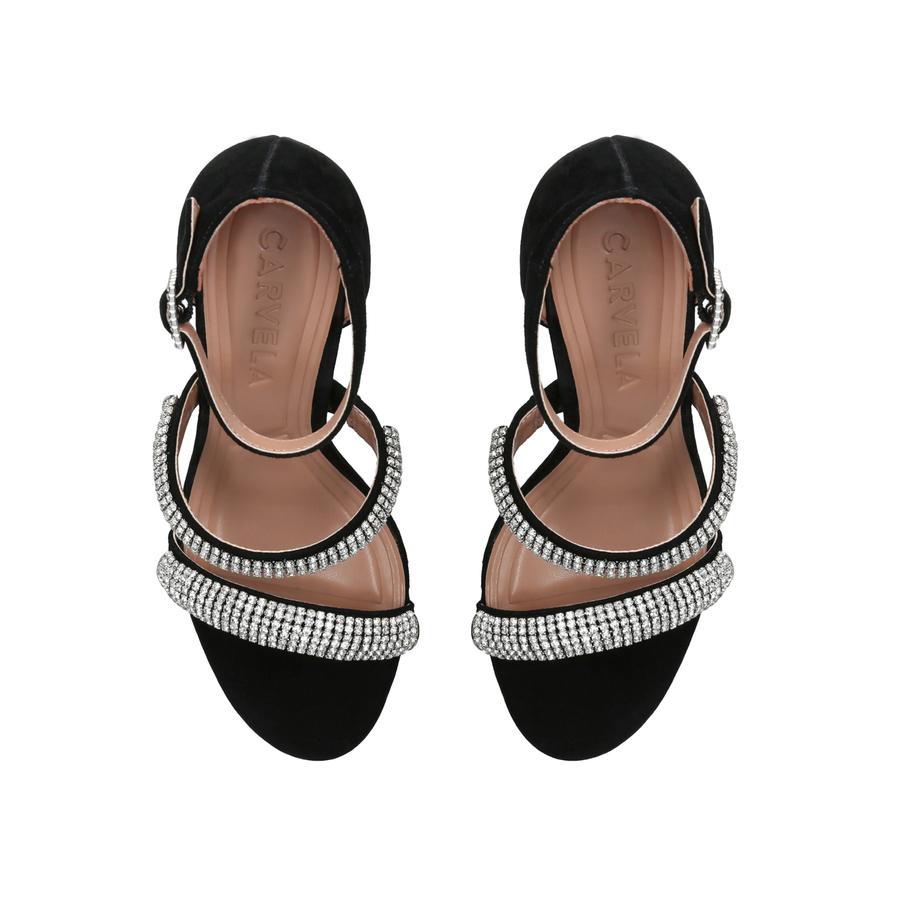 Carvela kankan sandals black deals