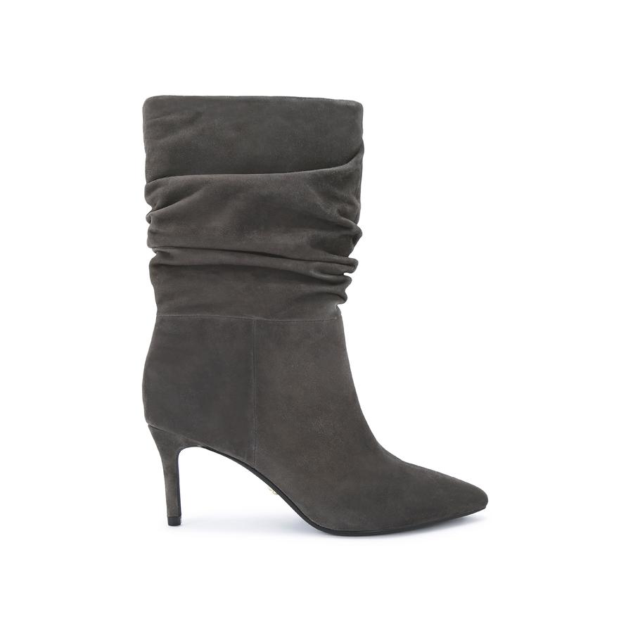 Grey scrunch boots best sale