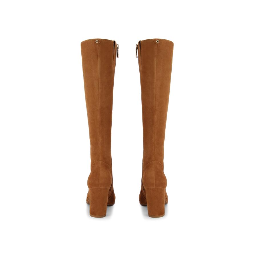 Suede leather knee high boots deals