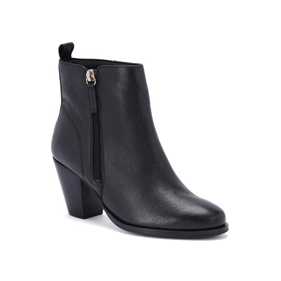 Black ankle boots 3 inch heel sale
