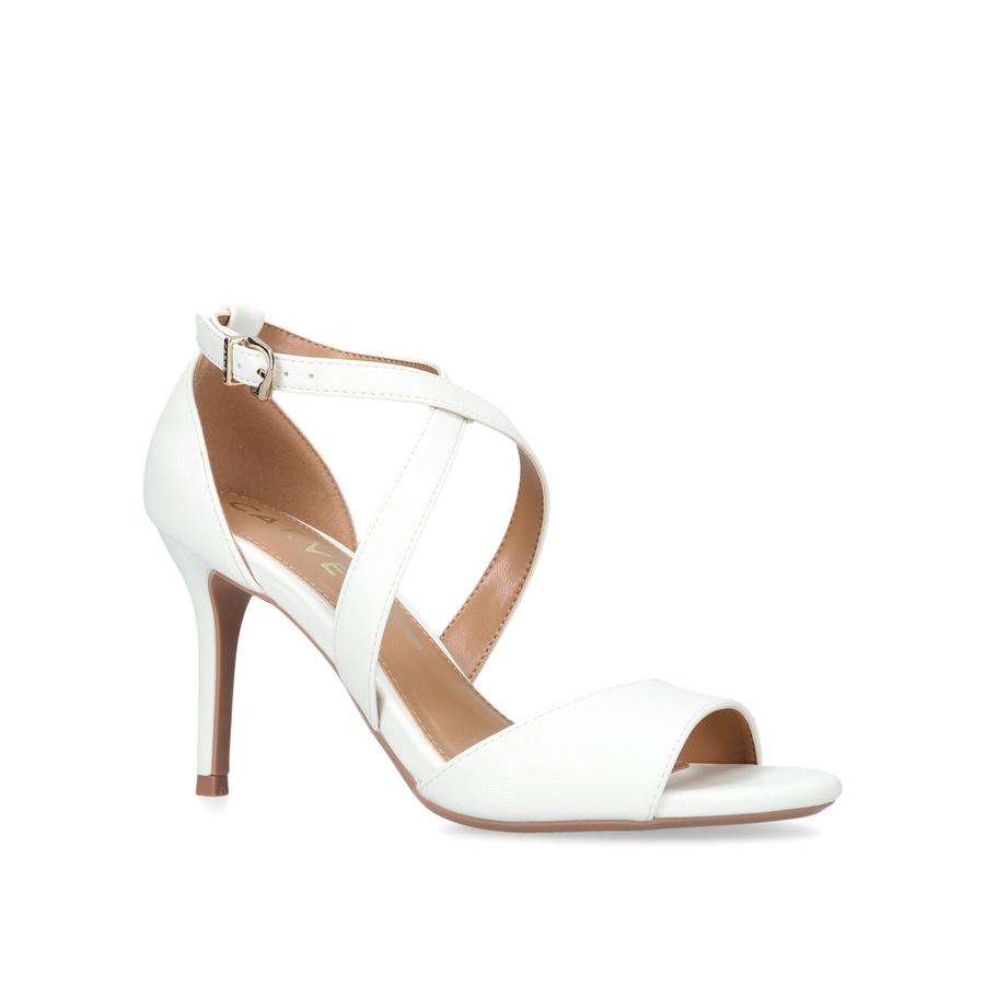 Carvela white sandals store