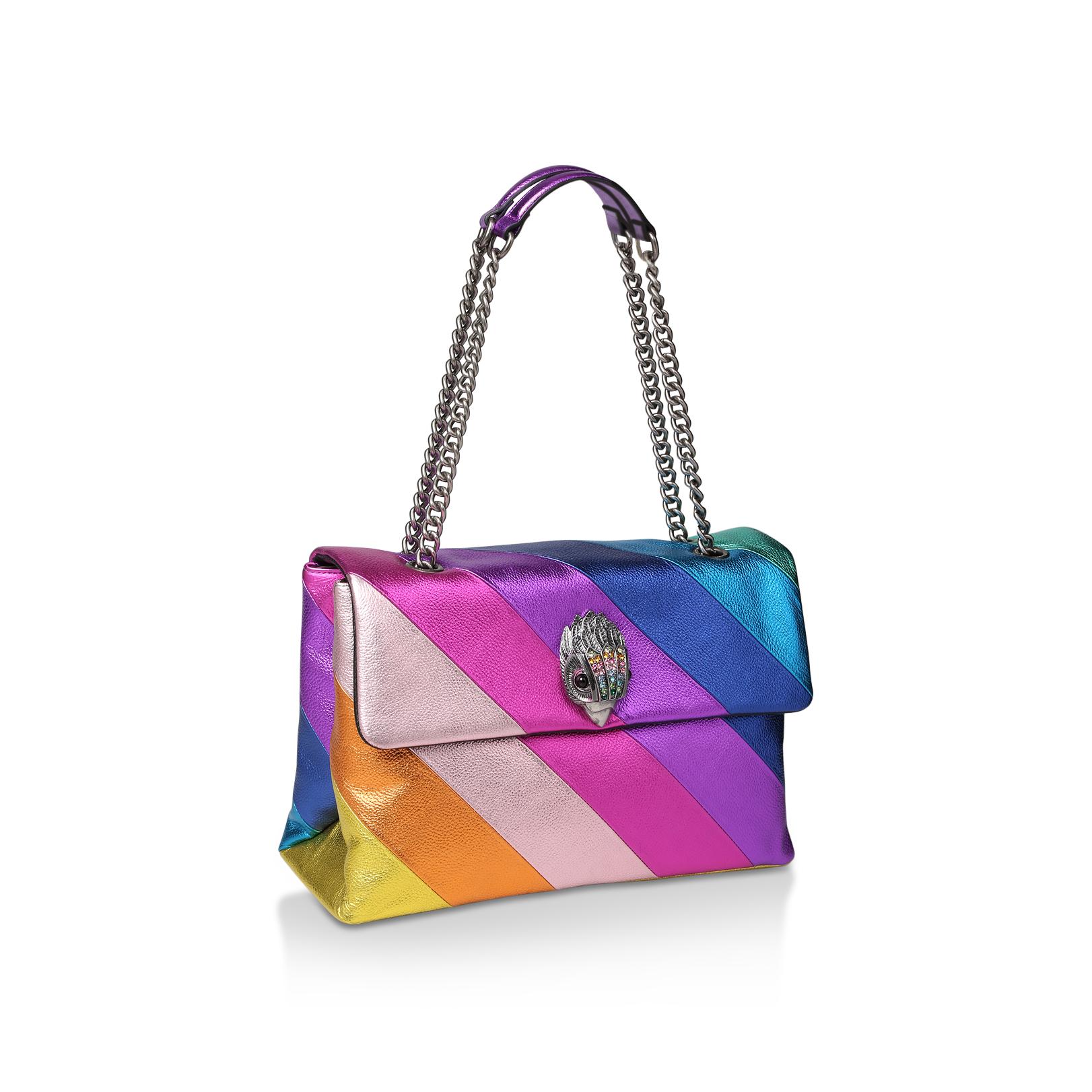 Kurt geiger xxl kensington bag rainbow hotsell