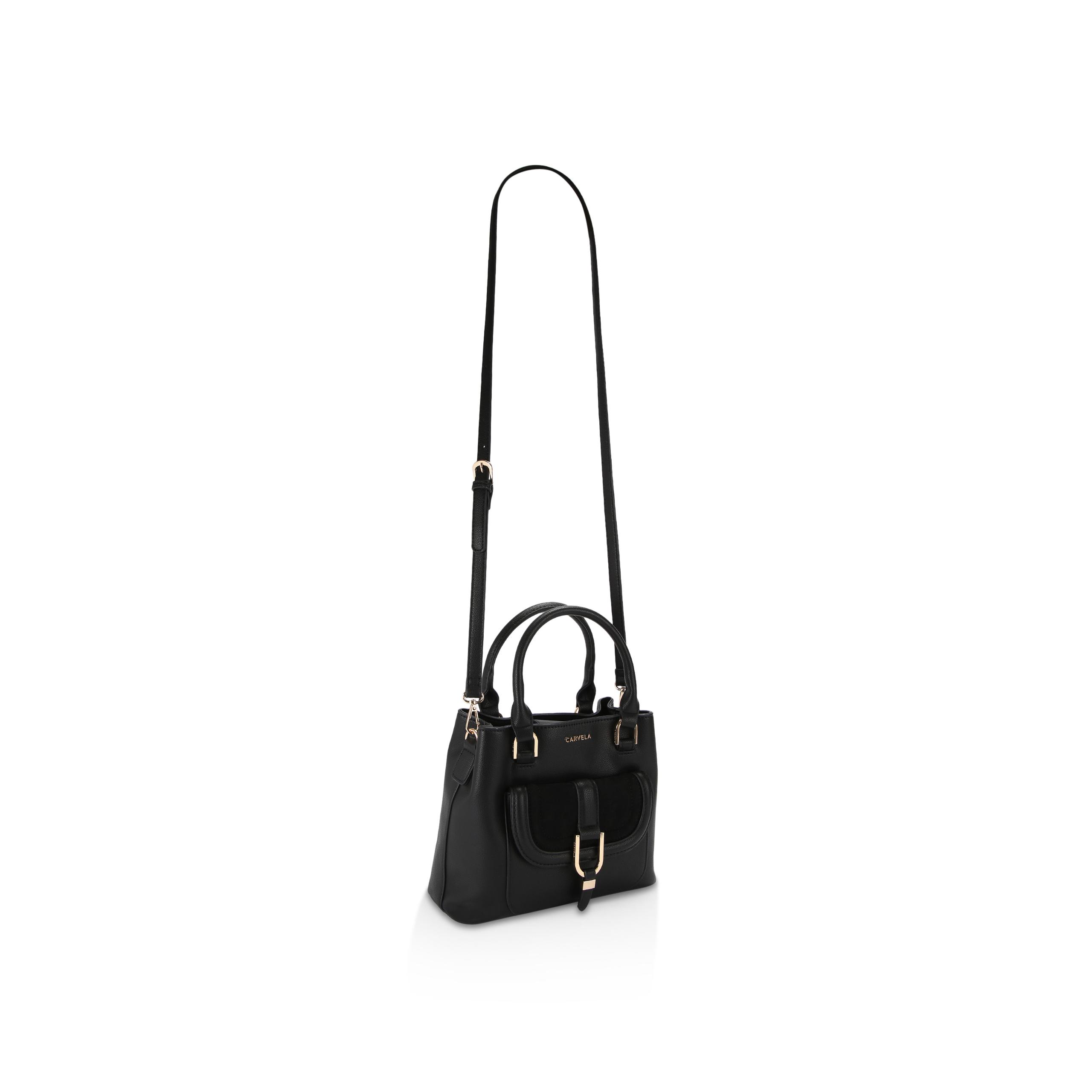 Carvela black mini online tote bag