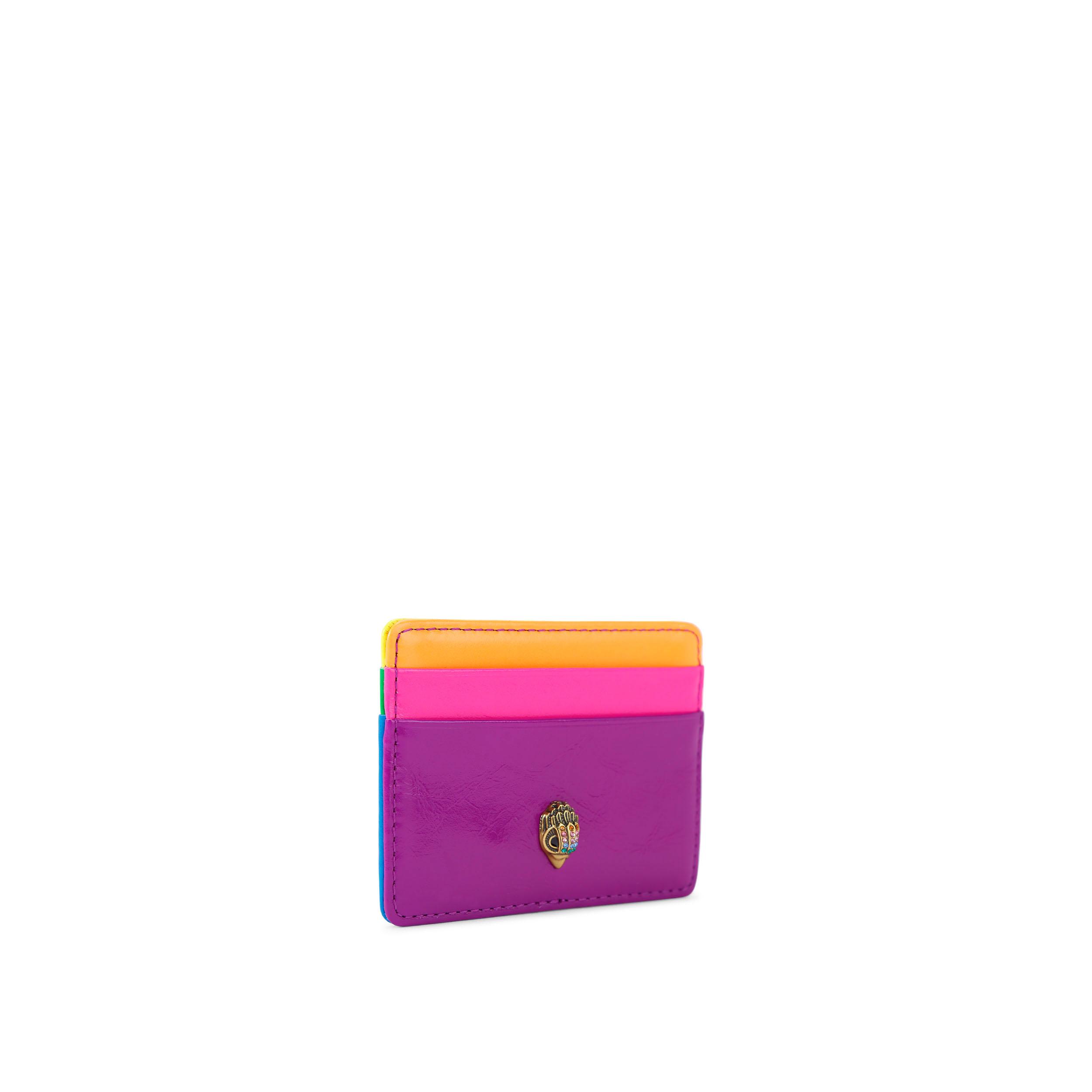 カードケース・名刺入れ THE MYSTERIOUS HOTEL GLITTER HEART CARD WALLET_2 colors Slim Credit Card Holder with Coin Purse Sangria Multi | All