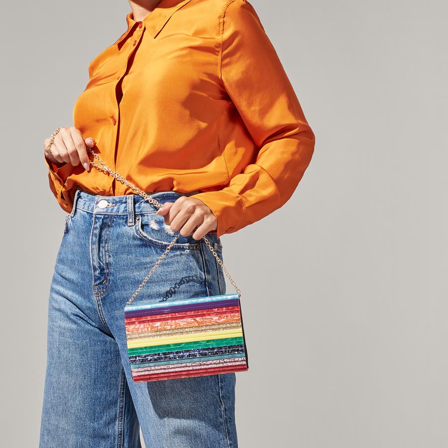 Kurt geiger party envelope bag clearance