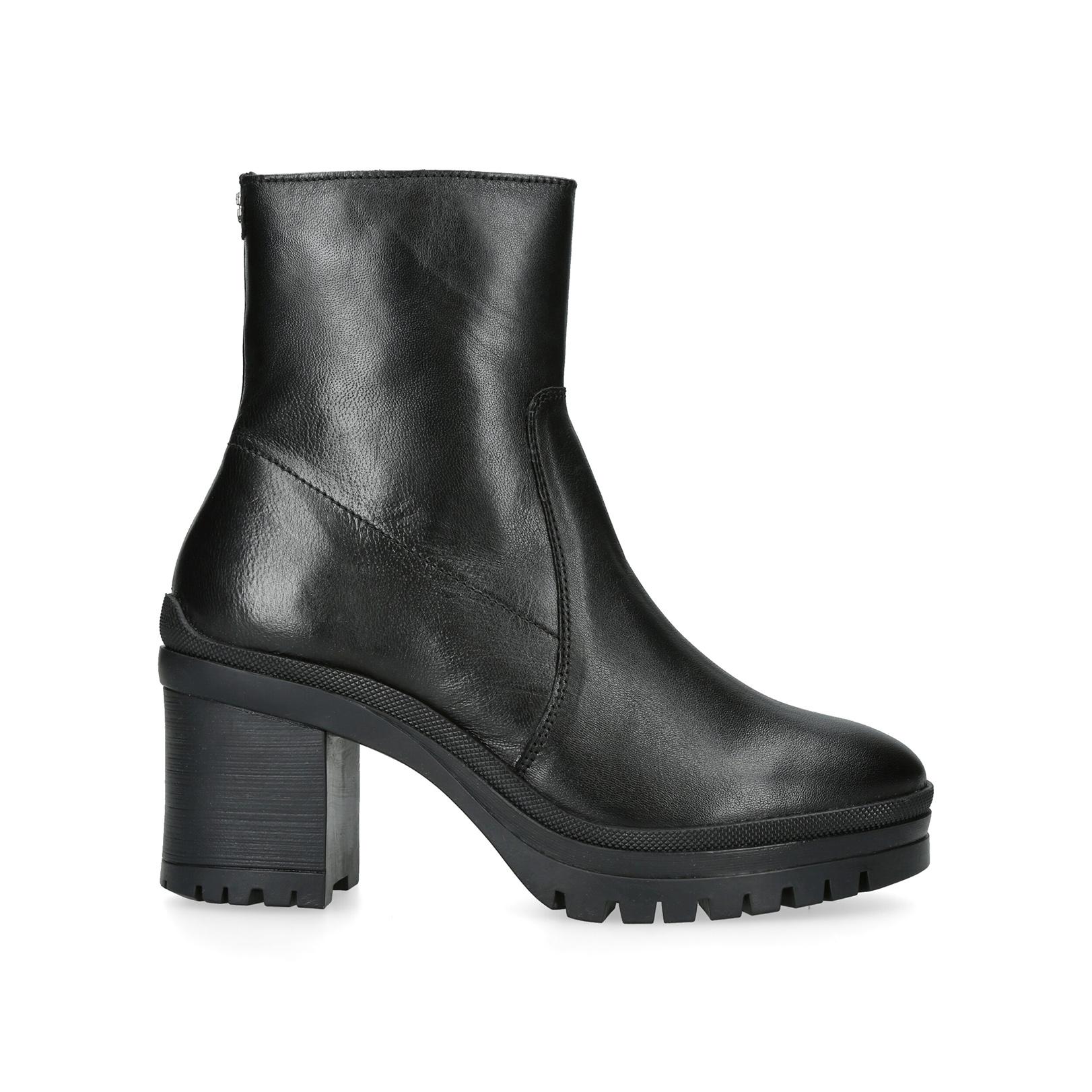 Carvela black hotsell leather ankle boots