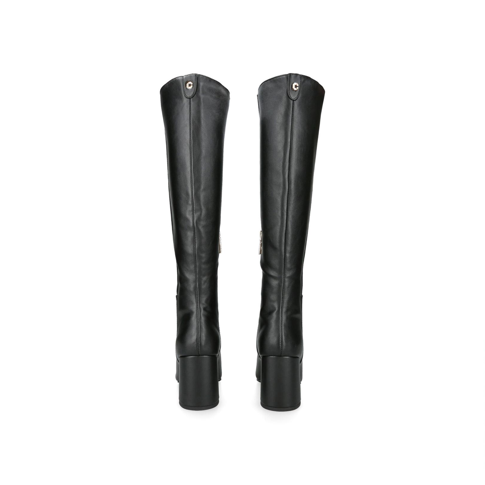 carvela wing flat knee boots