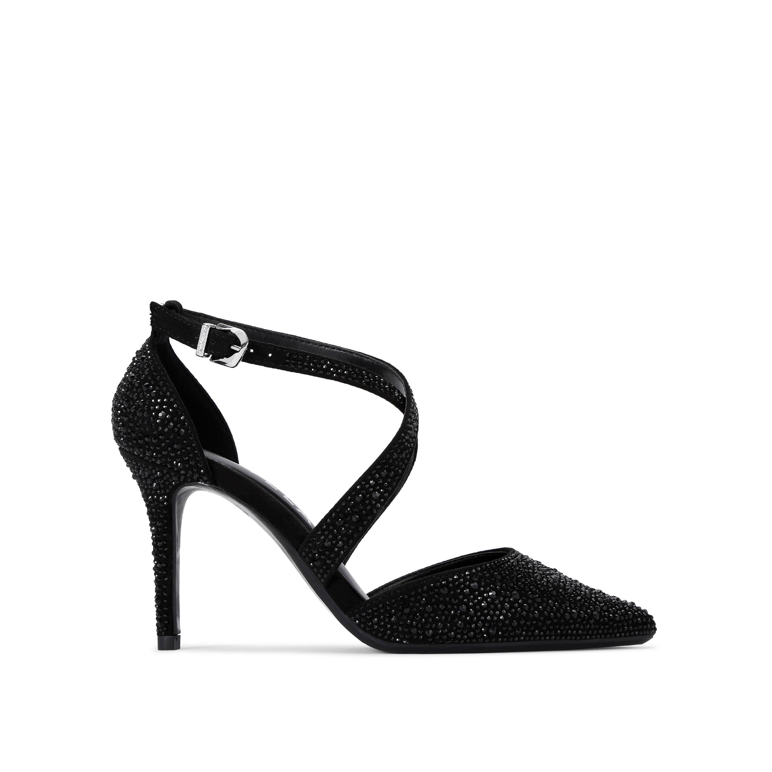 Carvela black shop court shoes