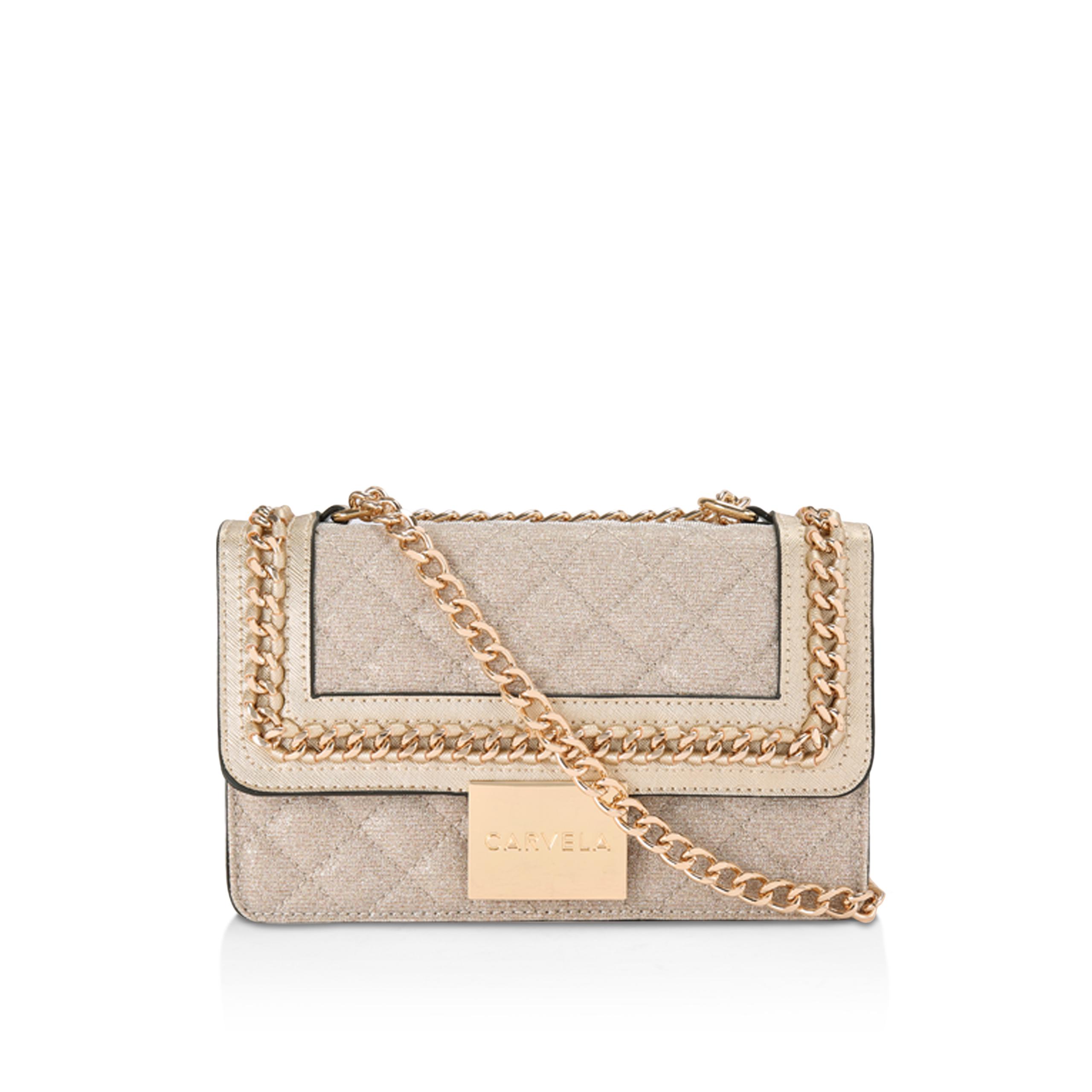 Carvela large store bailey chain bag