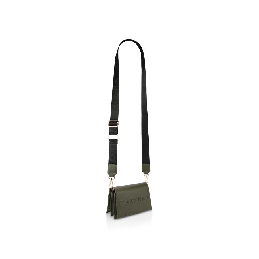Wallet Body Bag／コーデュラカーキ FRAME WALLET X BODY - CARVELA HANDBAGS