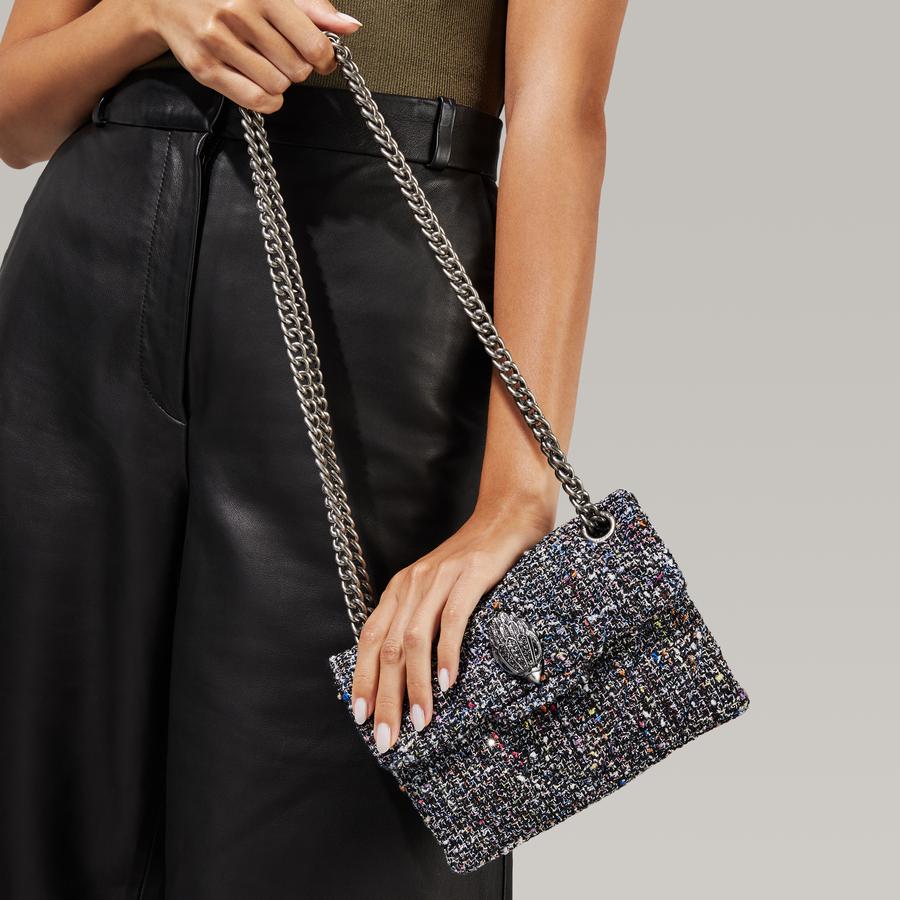 TWEED MINI KENSINGTON X KURT GEIGER LONDON EVENING BAGS