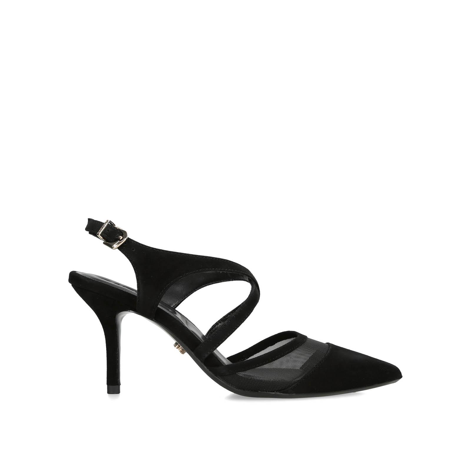 Black and grey heels hotsell