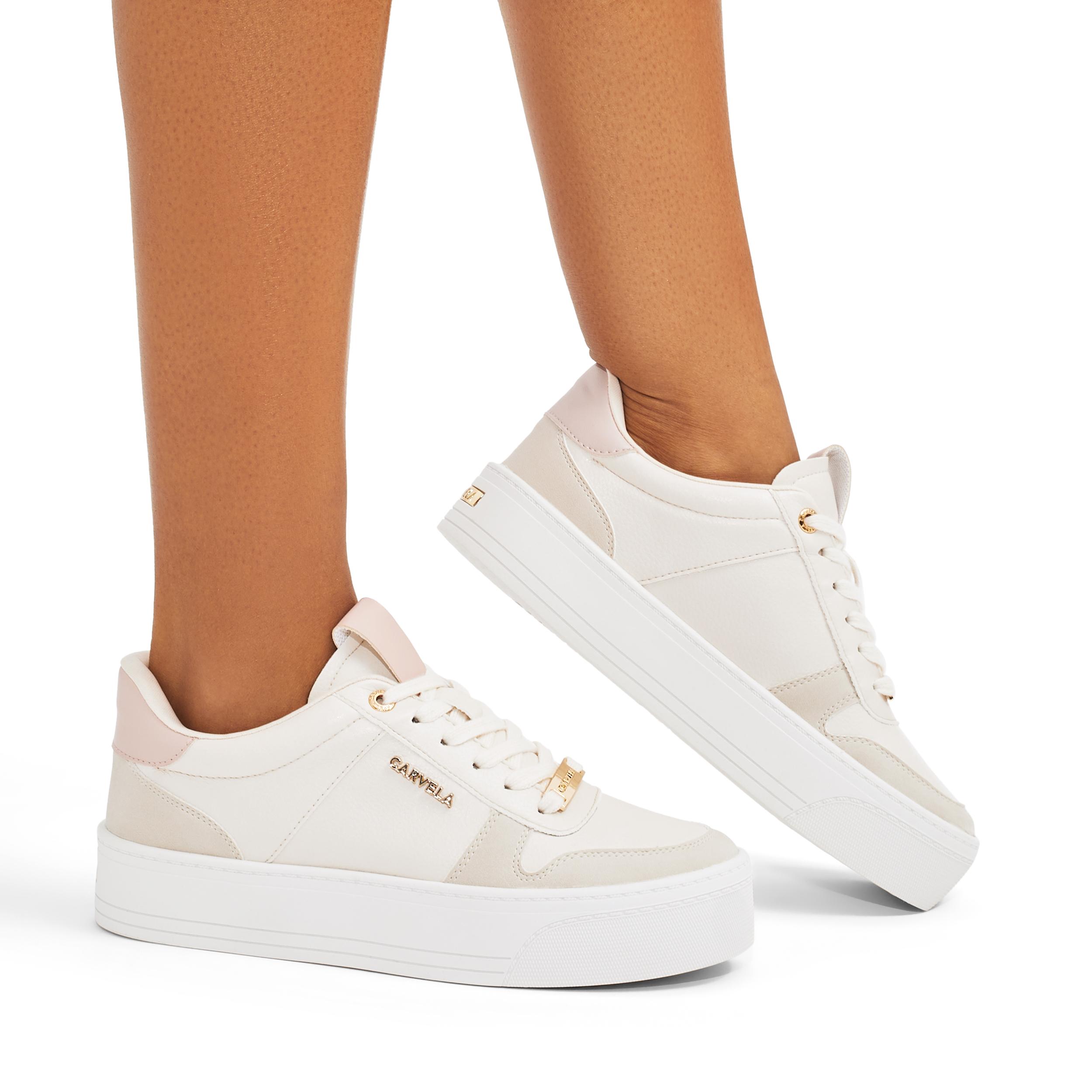 Pink carvela trainers online