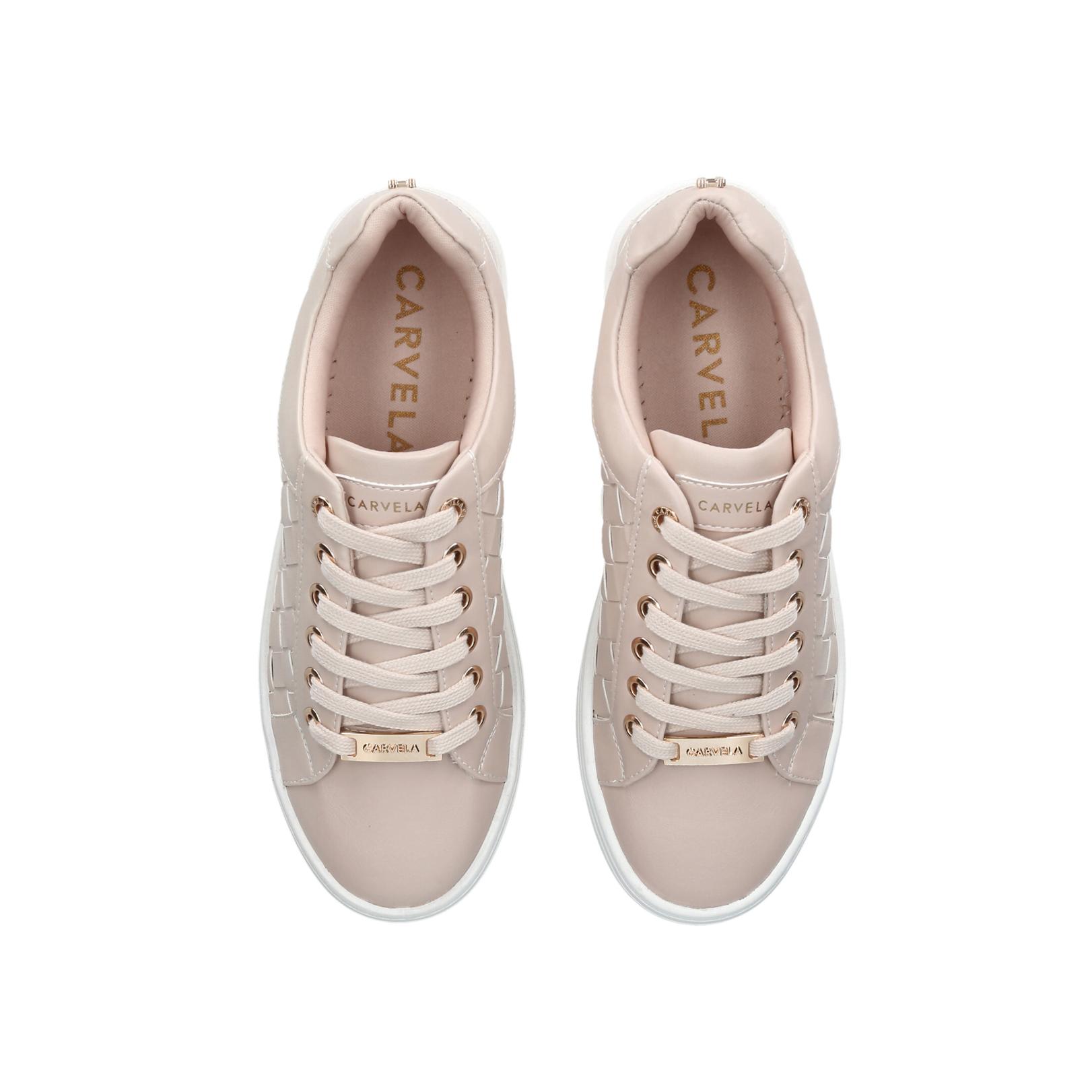 Kurt geiger hot sale gold trainers