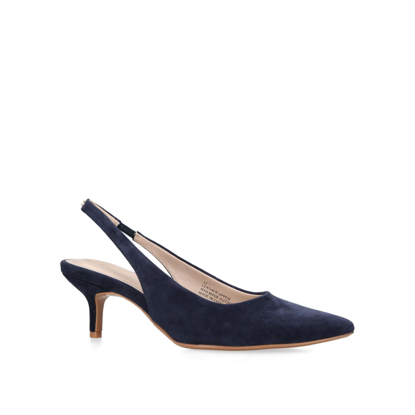 Navy suede slingbacks deals