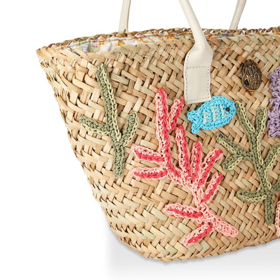 Straw basket tote online