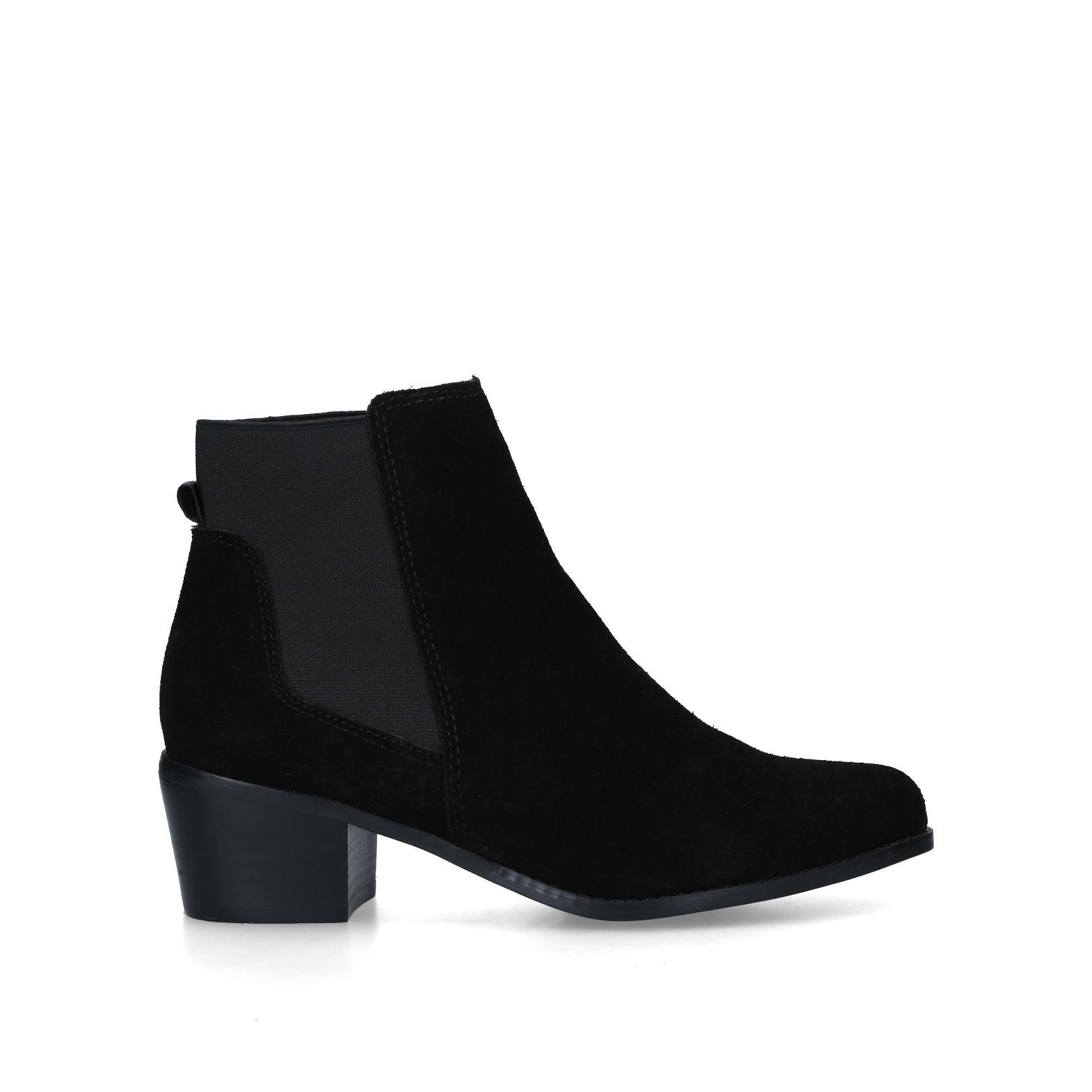 Kurt geiger black suede ankle boots hotsell