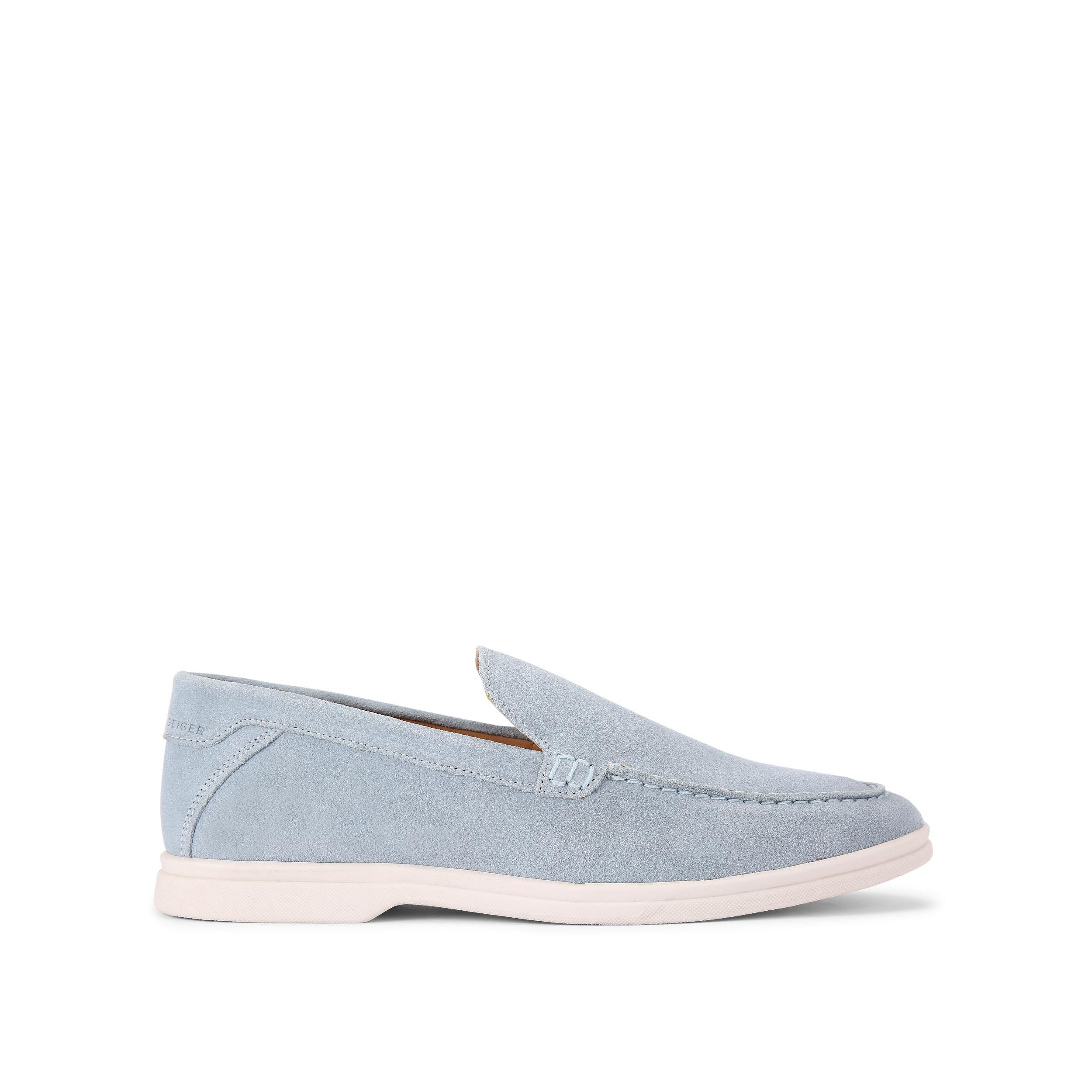 Kurt Geiger Blue Suede Loafers - size 12 RYAN - KG KURT GEIGER Casuals main image 4
