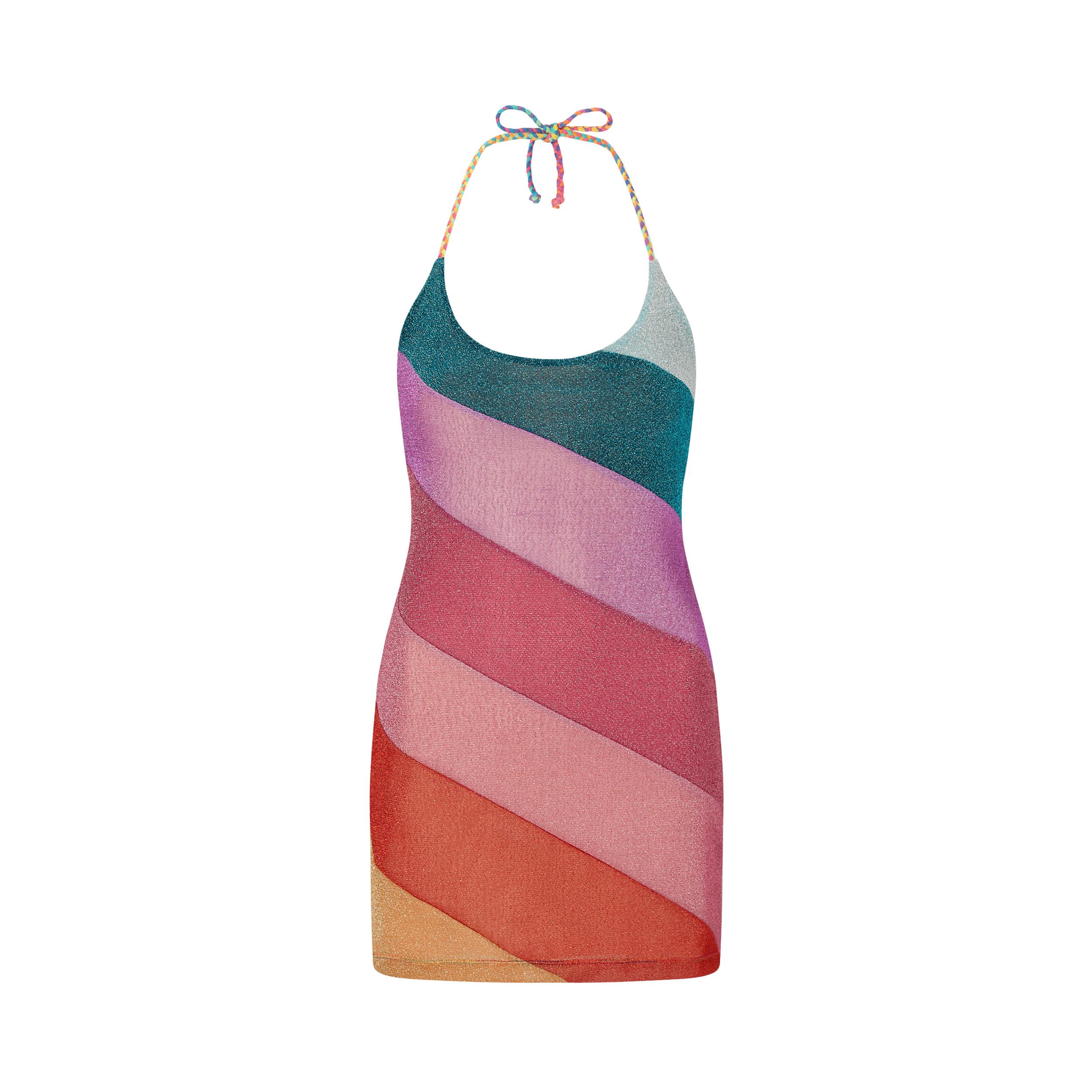 Rainbow mini dress best sale