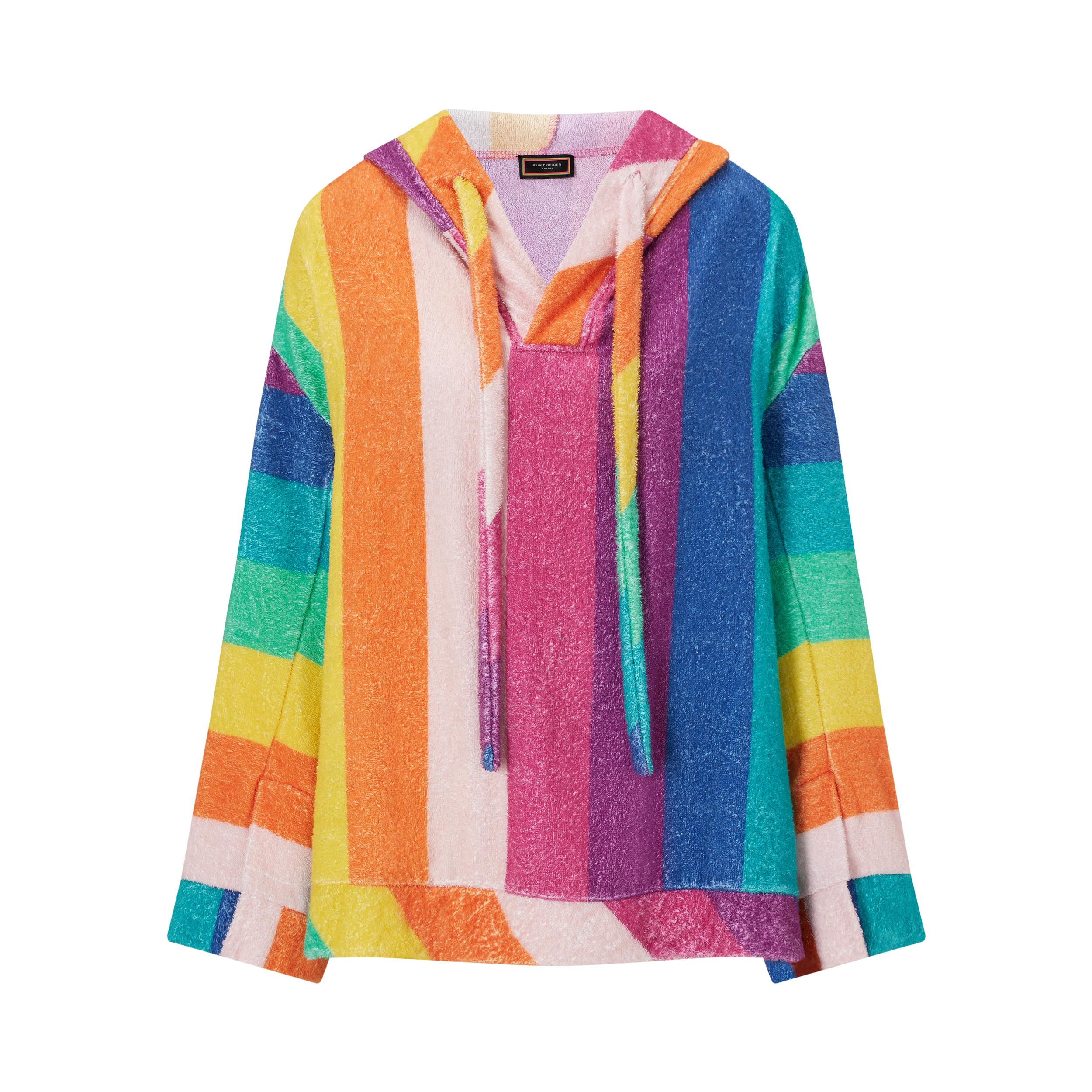 Rainbow hoodie best sale