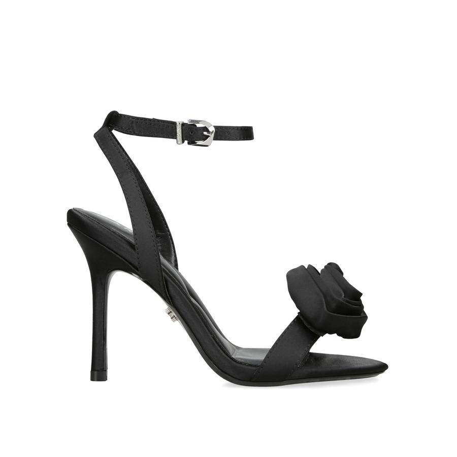 Carvela black heeled sandals shop