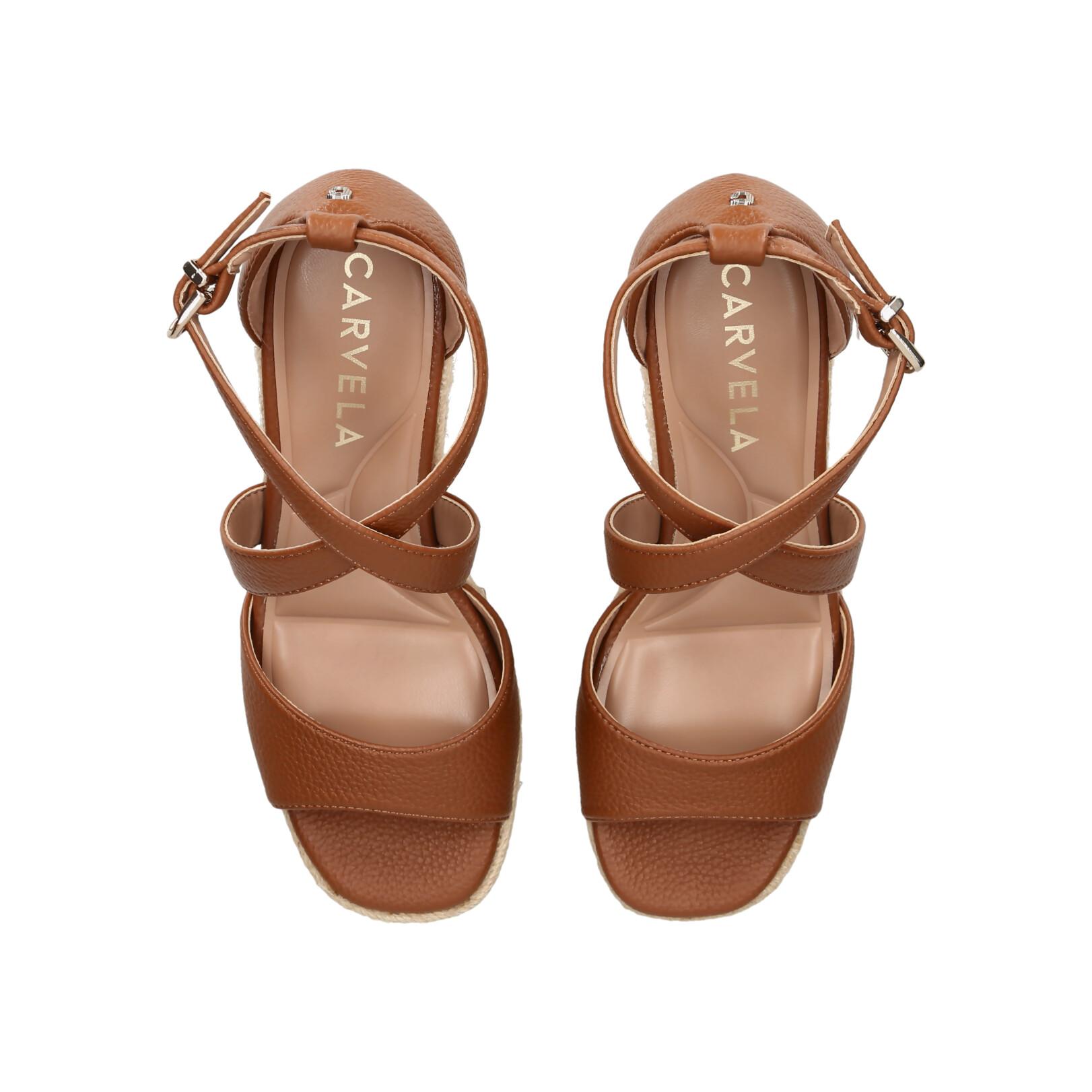 Carvela tan wedges hot sale