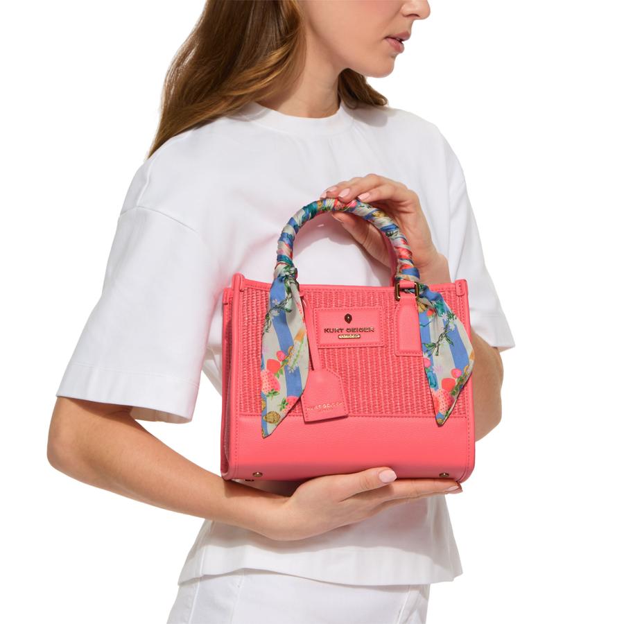 SM CHISWICK TOTE RAFFIA - KURT GEIGER LONDON DAY BAGS