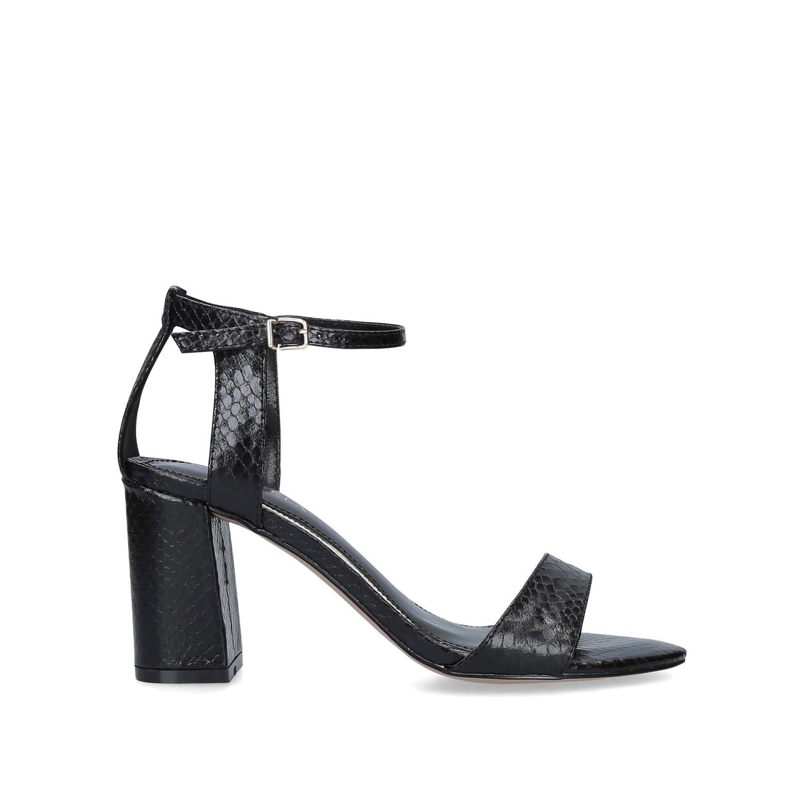 Carvela black hot sale heeled sandals