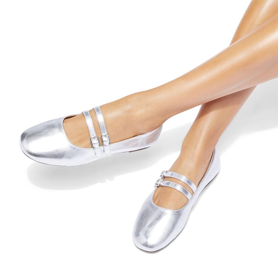 Kurt geiger silver shoes online