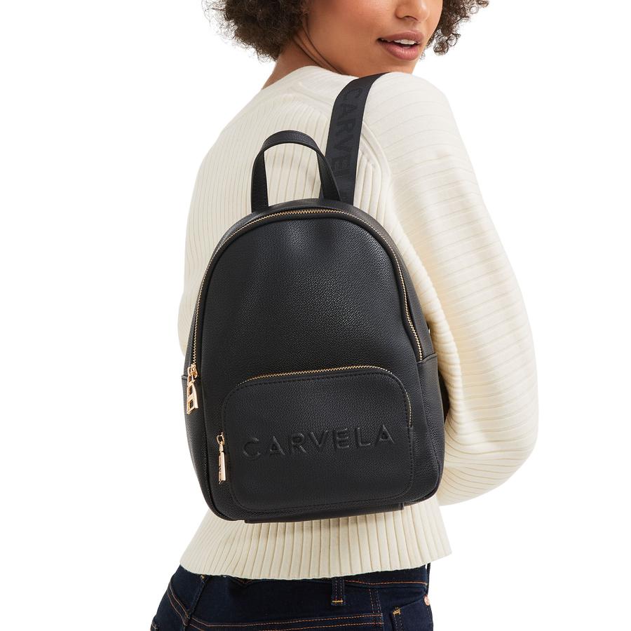 Carvela backpack black store
