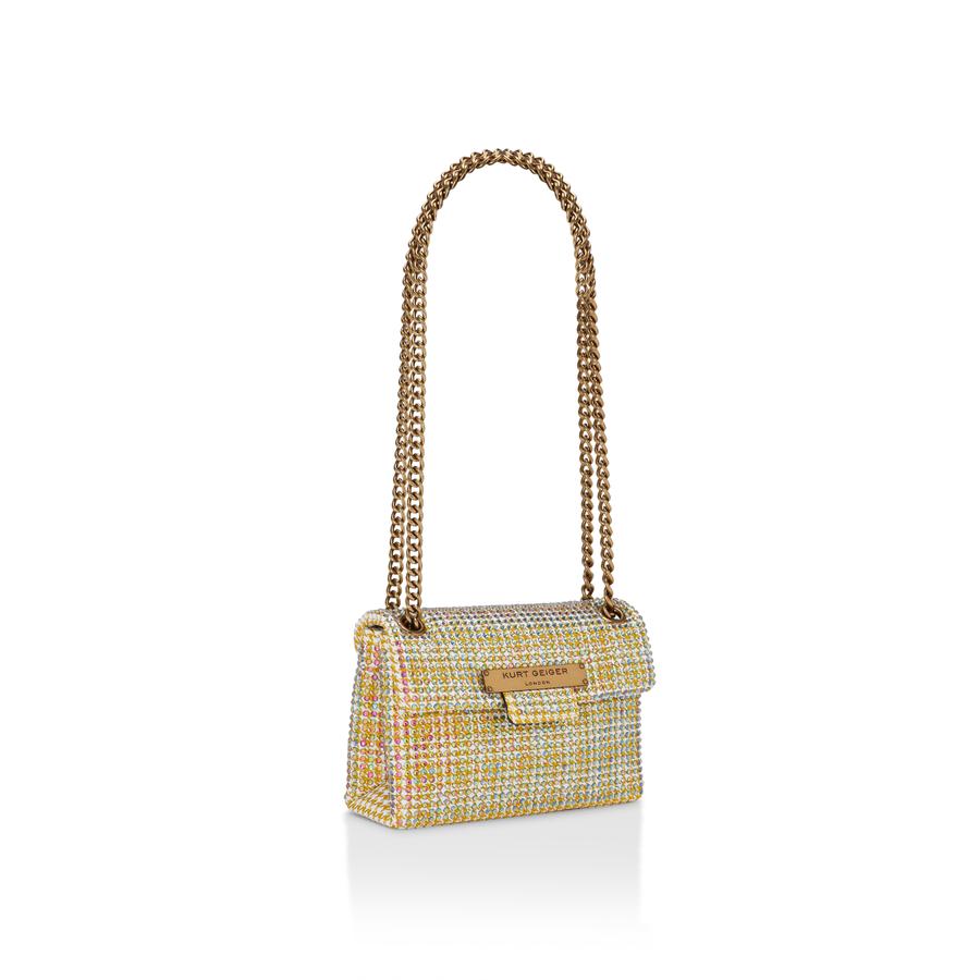 KGL FABRIC MINI BRIXTON P - KURT GEIGER LONDON EVENING BAGS