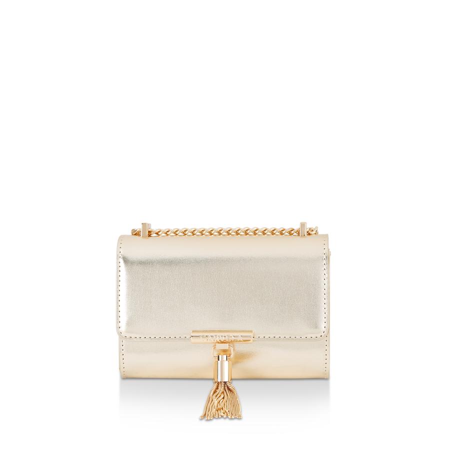 Gold tassel bag best sale