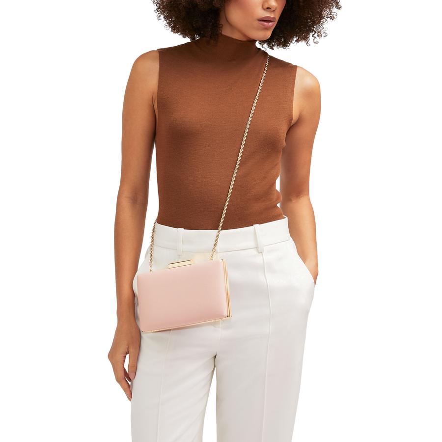 関税なし 送料無料 Clutch Pink CANDYRGG ROSE SHINEBRIGHT Pink Clutch Bag by CARVELA