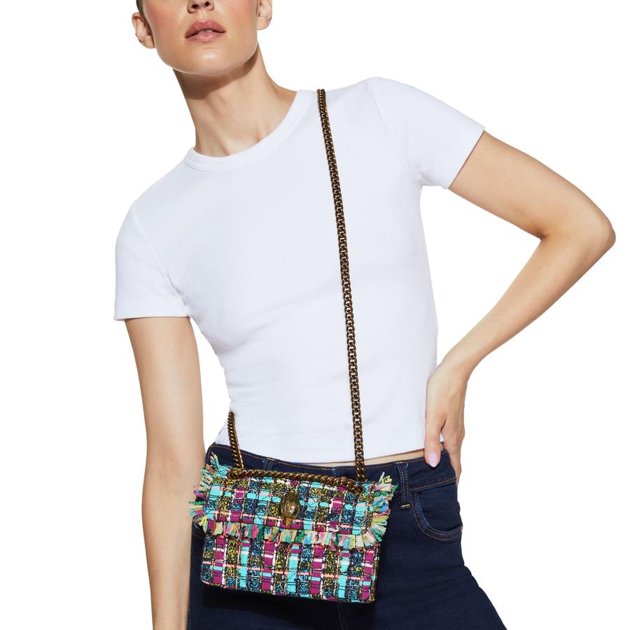 Kurt geiger tweed mini kensington bag online