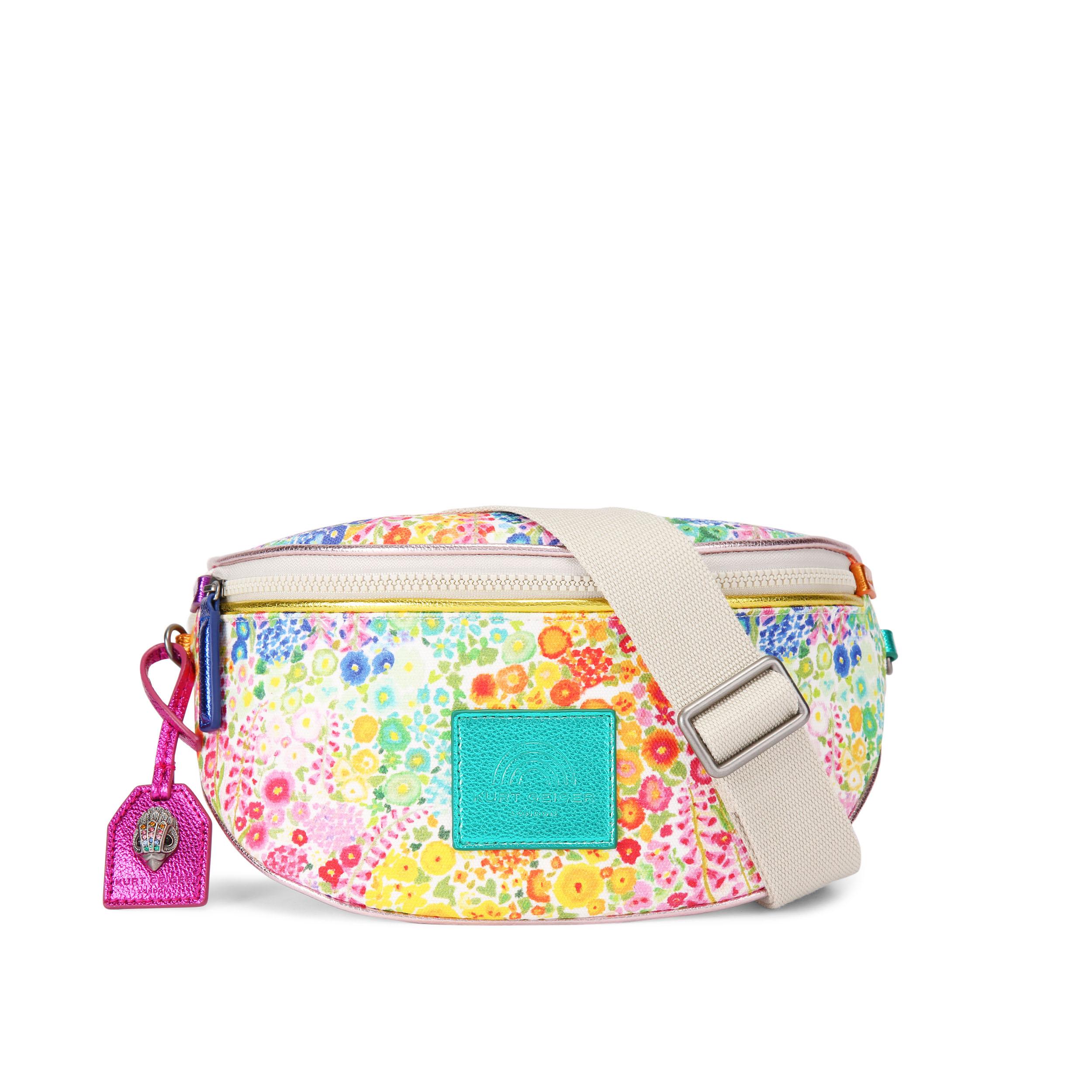 Bethany belt bag in rainbow signature canvas hotsell