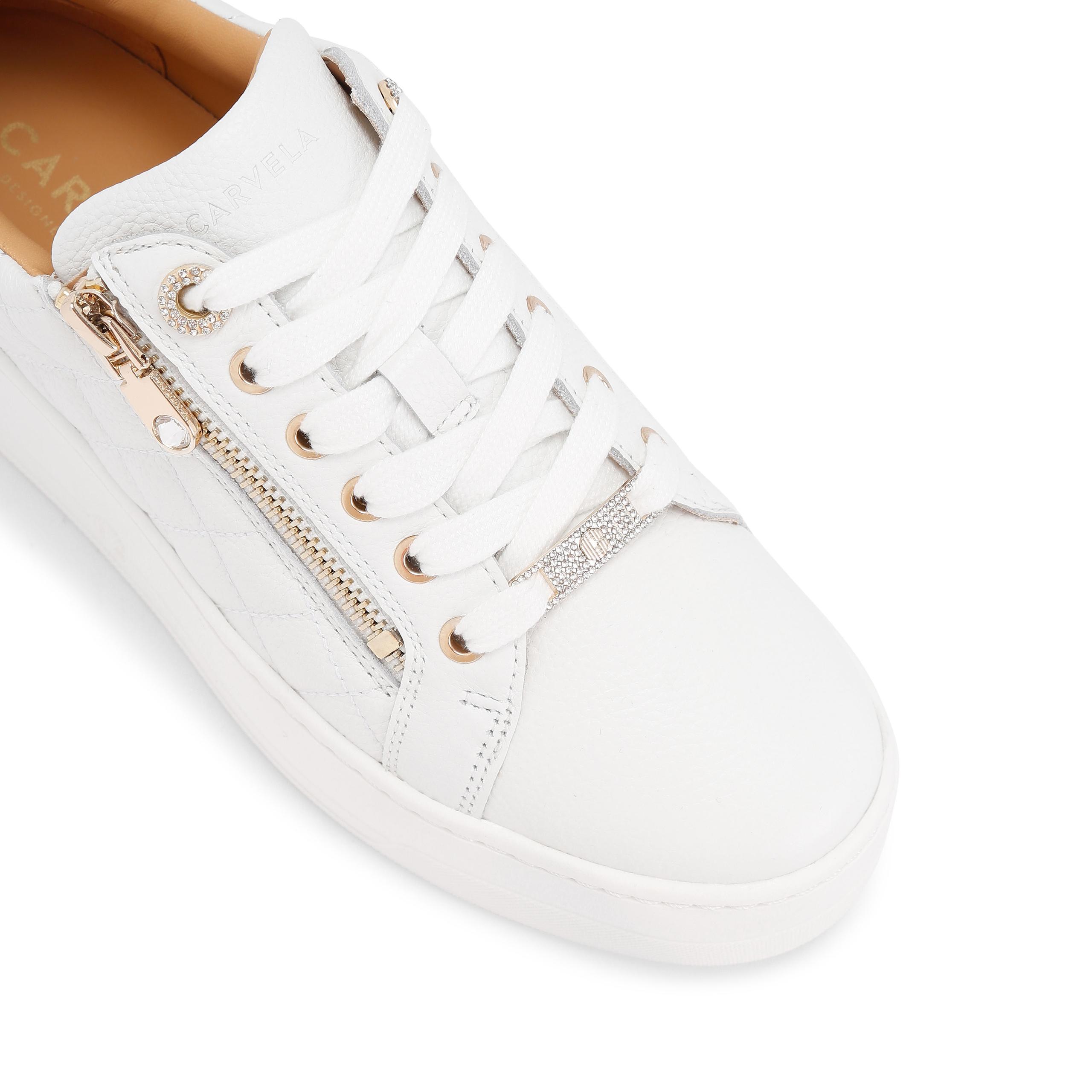 新品】HEVE Leather Lace Scalap PT white/36 ◇新品タグ付き◇【HEVE 